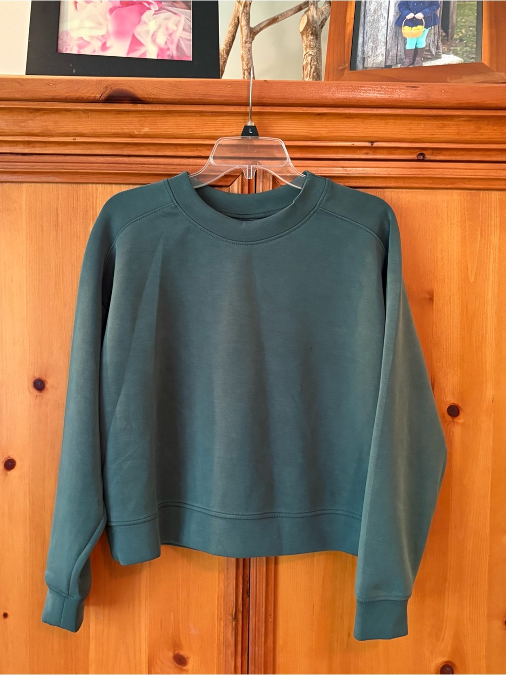 all in motion Scuba Green Crewneck Pullover Sweatshirt